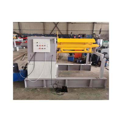 China Construction Material Stores  5T Hydraulic Sheet Decoiling Machine for sale