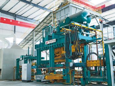 China Static Pressure Moulding Line , Flask Moulding Line Machine Complex Castings for sale