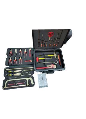 China 36 - Piece Non Magnetic Tool Kit / Non Sparking Tools With Rugged Duty Case for sale