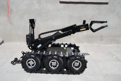 China Aircraft Grade Aluminum Alloy Mobile Eod Robot Device With Stretched Arms And Control System for sale