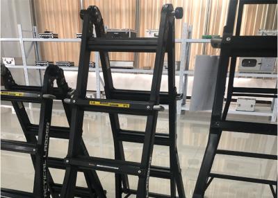 China Aluminum Flexible 6 - 14 Inches Tactical Folding Ladder for sale