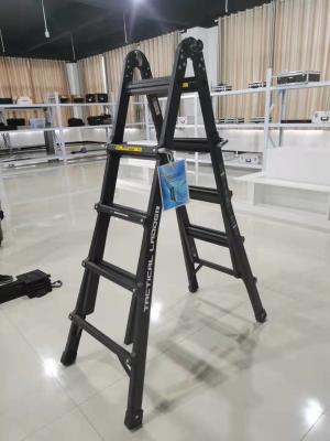 China Aluminum And Stainless Steel Folded Tactical Ladder 250kg Loading Capacity 1.52m Length for sale