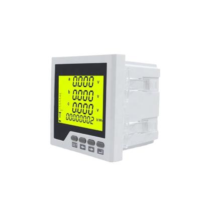 China Three Phase LCD display Multifunction Power Meter with harmonic and multi-rate for sale