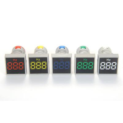 China AD16 22mm blue LED Digital Display Electricity Frequency Meter 0-99hz for sale