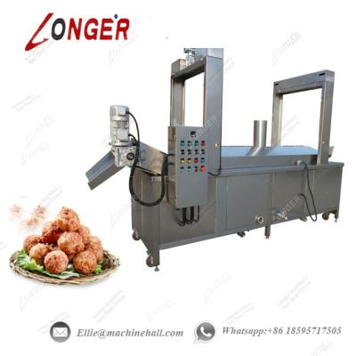 China Continuous Automatic Food Fryer Machine|Automatic Electric Fryer Machine|French Fries Fryer Machine for sale