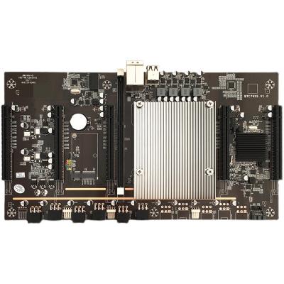 China LGA2011 Intel® X79 Ethereum Mining PC placa-mãe 5 PCIE X8 60 mm Espaçamento de slots à venda
