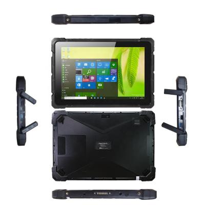 China 10,1-inch N4120 Windows 10 industriële robuuste tablet-pc met RS232 COM touchscreen-vingerafdruk Te koop