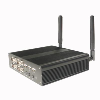 China RK3399 Android Fanless industrial mini pc 4COM 5USB daul wifi BT iptv receiver for sale