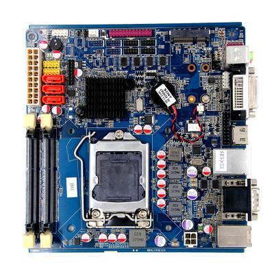 China Intel H61 Express ATX chipset mini itx motherboards 1155 8*USB 2.0 port DDR3 industrial Laptop mainboards 3*SATA2.0 for sale