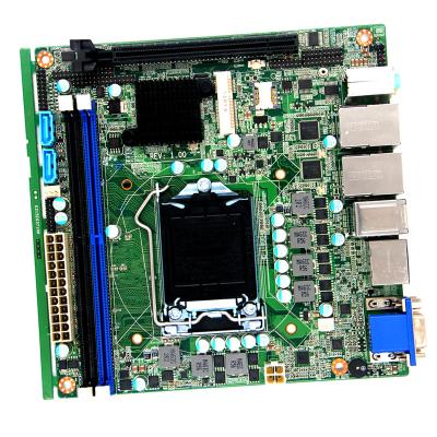 中国 LGA 1151 小型 Itx マザーボード、タブレット PC マザーボード デュアル チャネル DDR4 デュアル LAN 販売のため
