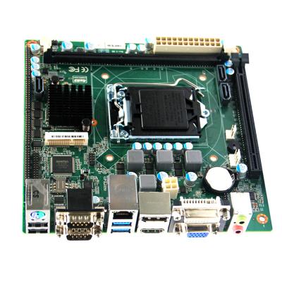 China LGA1150 Intel 4th i3-i5-i7 H81/B85/H87 placa-mãe industrial DDR3 ram DP DVI HDMI VGA display 10 COM à venda