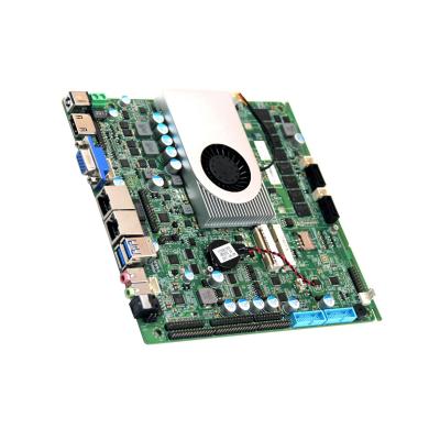 China 2 LAN Industrial Thin Itx placa-mãe Core 5º Broadwell-U Soc I3 I5 I7 CPU à venda