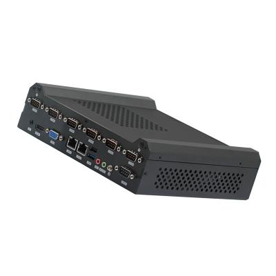 Chine Intel® Braswell N3160 N3710 Quatre cœurs Sans ventilateur Industry Mini PC 2 LAN 6 RS232 COM Embedded Computer à vendre