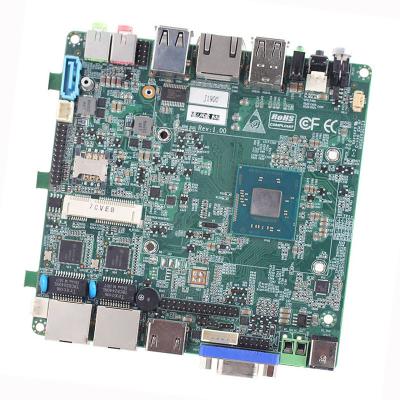 Chine Quadri-cœur E3845 Itx Industriel Mini Nano Carte mère RJ45 RS232 Console 2 LAN à vendre