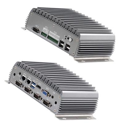 China DC 12V Embedded Fanless PC , Industrial Mini Computer Dual Core 3965U CPU 2 GLAN for sale