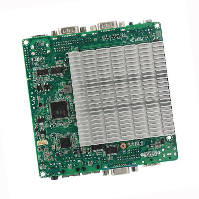 China Cuatro nucleos Intel® J4125 Fanless Nano Motherboard 6 COM 2 LAN Placa base industrial en venta