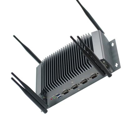 China 4COM 3LAN Fanless Embedded Mini Computer With Intel 11 Gen Tiger Lake 6305 CPU for sale