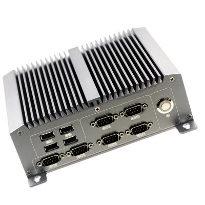 China Cuatro nucleoss J1900 Mini PC Embedded Industrial 6COM 2 Gigabit LAN en venta