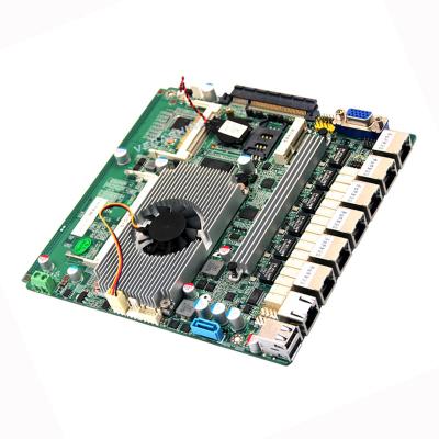China Network Security Firewall Motherboard Quad Cores J1900 6 Lan Mini Itx pfsense router for sale