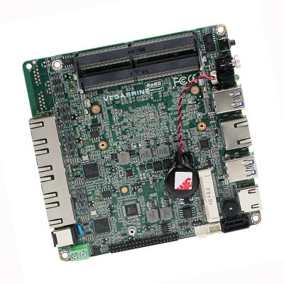 中国 NANO ファイアウォール PC マザーボード Intel® 第 6 世代 I3-6100U I5-6200U I7-6500U 4 NIC Pfsense ルーター 販売のため