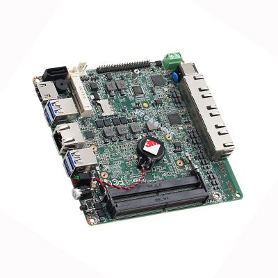 China Intel® Skylake-U i7-6500U 4 NIC Industrial NANO Firewall Mainboard / Pfsense Motherboard for sale