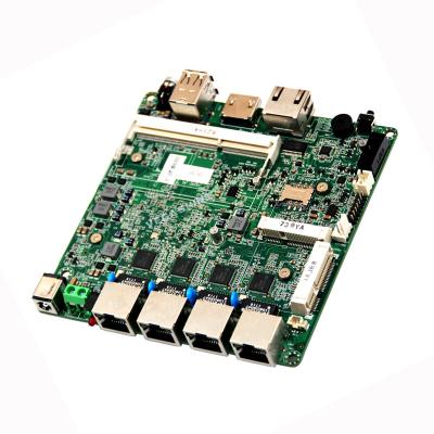 China Intel® Bay Trail E3845 J1900 N2806 N2920 4 LAN Firewall PC Motherboard For Nano Firewall Computer for sale