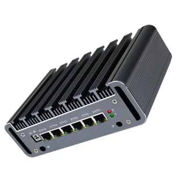 China Quad core 8th Gen i5-8250U / i7-8550U 6 Gigabit LAN Firewall mini PC Industrial Computer PFsense for sale
