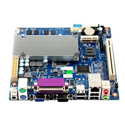 China Dual Core D2550 Mini Itx Industrial Motherboard 2G RAM 6COM With LPT PS/2 Port for sale