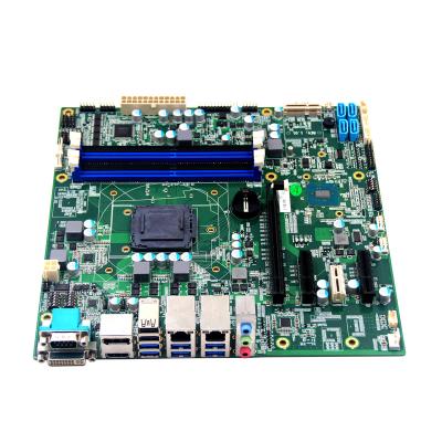 China LGA1151 Industrial Mini Itx Motherboard Intel 6th 7th I3 I5 I7 CPU Dual LAN for sale