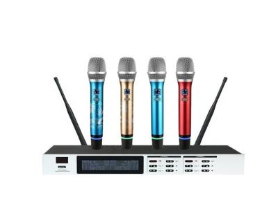 China Silver Ktv Wireless Microphone System for sale