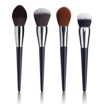 China Private Logo Foundation And Powder Brush Set 96mm Long Handle Makeup Brushes for sale