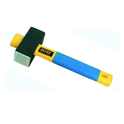 China Stoning Hammer 1KG Inverted 65% Fiberglass Handle French Style Stoning Hammer for sale