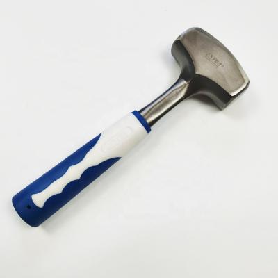 China Stoning Hammer ONE PIECE 3LB STONE HAMMER WITH 2-COLOR HANDLE for sale