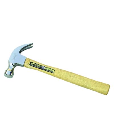 China 21/23/25/27/29mm FULL WOOD 16oz Handle POLISHED Claw Hammer for sale
