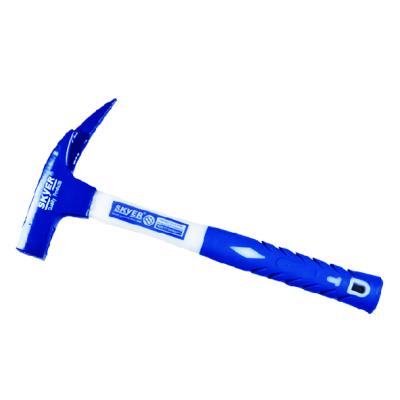 China Roofing Hammer 600g Fiberglass Handle Milled Face Roofing Hammer for sale