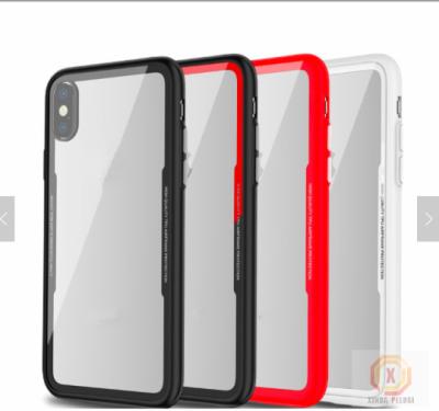 China Armor Glass Mobile Case Cover Tempered For Iphone X Shockproof Red Pink Green for sale