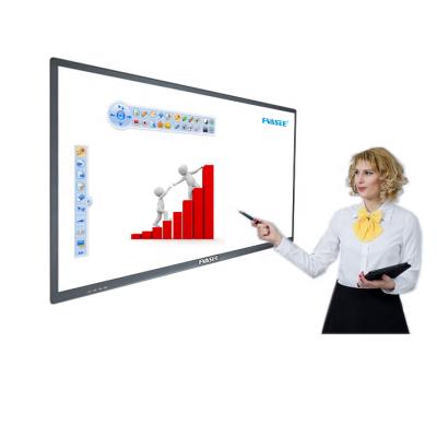 China 75 Inch Interactive Smart White Board Touch Screen Wall Mount en venta