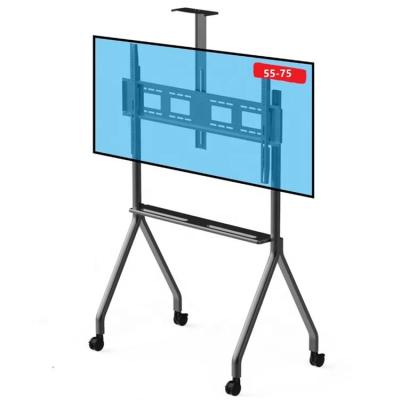 China Interactive Flat Panel Display Rack For 55 60 65 75 Inch Display Screen for sale