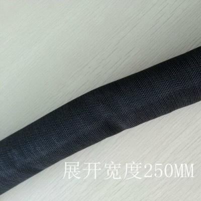 China Flexible self wrapping braided sleeving Split Semi-Rigid Cable Sleeving for sale