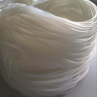 China Anti-Corrosion Silicone Rubber Hose / Flexible Rubber Tubing White Green Yellow for sale