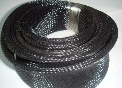 China PET Braided Expandable Cable Protection Sleeves for sale