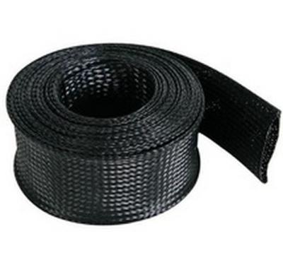 China Cable 4mm - 70mm PET Expandable Braided Sleeving Protect Wire Harness for sale