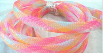 China Colorful PET Expandable Braided Sleeving -50°C ~ 150°C Working temperature for sale