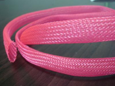 China UL VW-1  PET Expandable Braided Sleeving For Cable Protection for sale