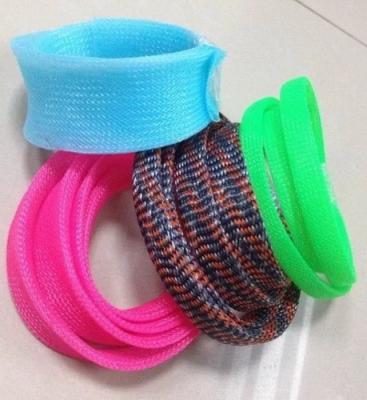 China PET Expandable Braided Sleeving For Cable Protecting  SGS UL Certificate for sale