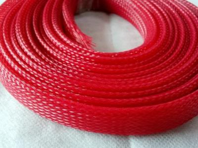 China Flame Resistance Flexo Pet Expandable Sleeving For Wire Harness Protection for sale