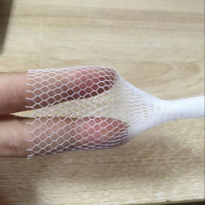 China 10CM Protective Netting Sleeve White Extruded Rose Protection Bud Net for sale