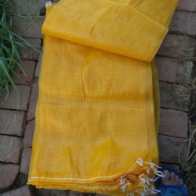 China Potato Garlic Fruit Orange Mesh Netting Bags 60~100CM Net Length PP Material for sale