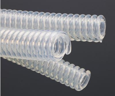 Cina Il grado medico ondulato silicone trasparente FDA del tubo flessibile ha certificato in vendita