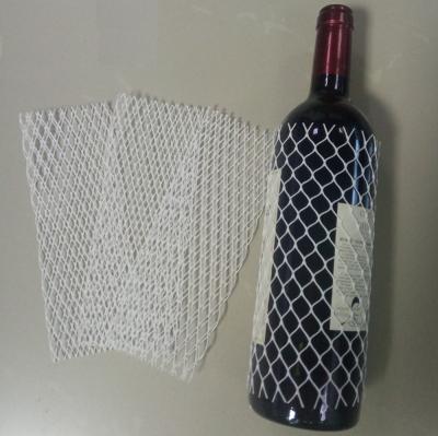 China Wine Bottle Protective Netting Sleeve High Flexibility 18 Meshes In A Loop for sale